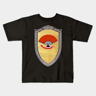 The Fans (Shield moonsilver Celtic Rope on wood) Kids T-Shirt